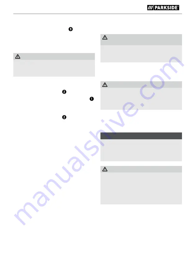 Parkside PGS 500 A1 Original Instructions Manual Download Page 62