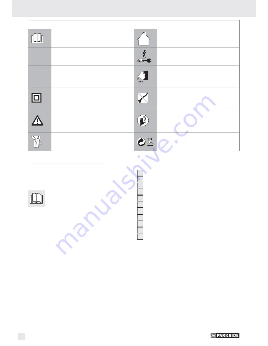 Parkside PHP 500 A1 -  3 Operation And Safety Notes Download Page 5