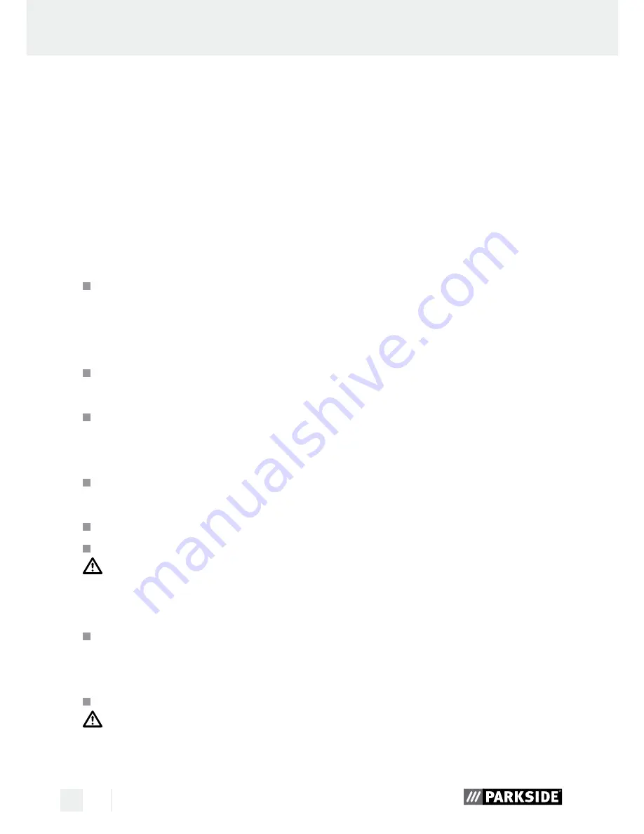 Parkside PLBS 48 B1 Operation And Safety Notes Download Page 10