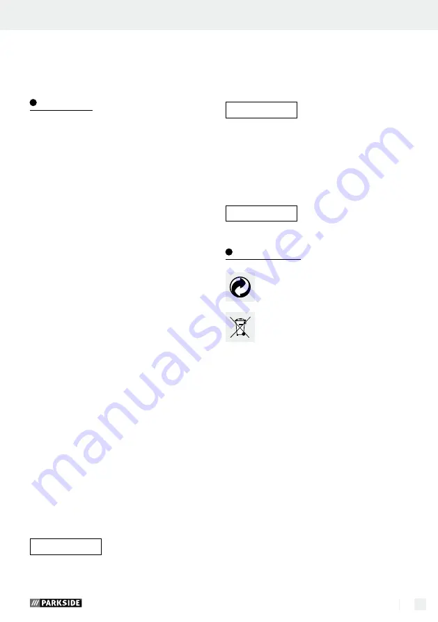 Parkside pmfw 310 b1 Operation And Safety Notes Translation Of The Original Instructions Download Page 63