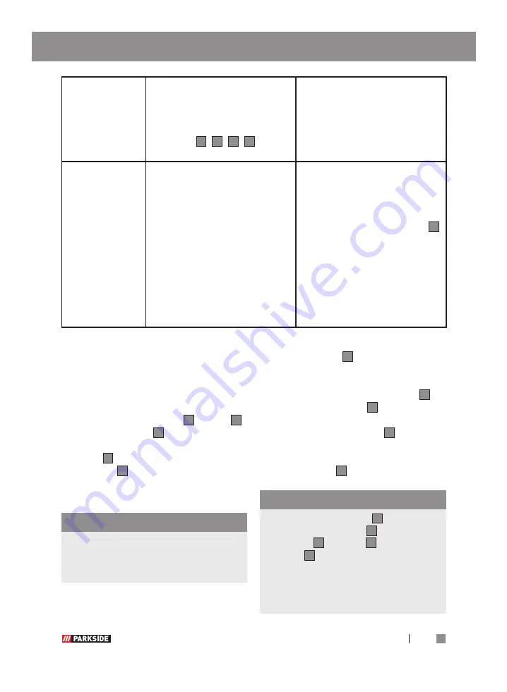 Parkside PPSK 40 A1 Operation And Safety Notes Download Page 113