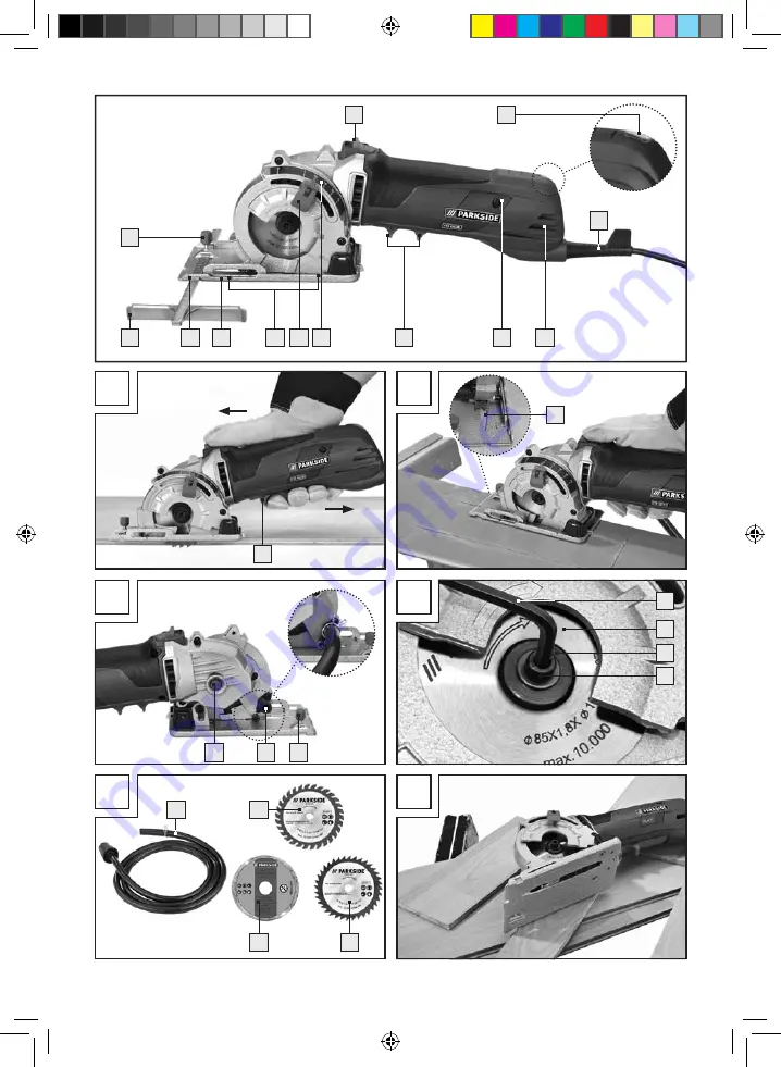 Parkside PTS 480 A1 Скачать руководство пользователя страница 3