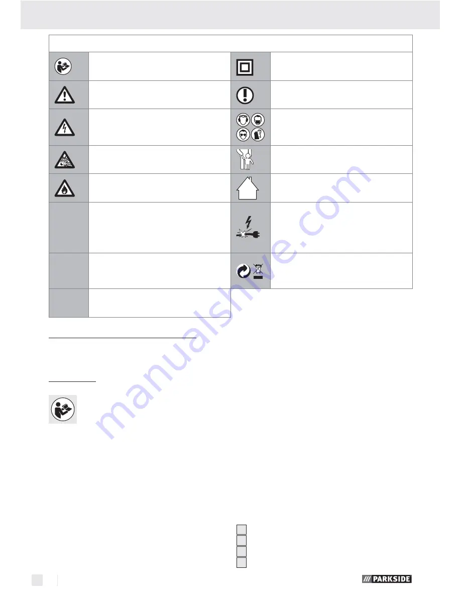 Parkside PWS 1010 Operation And Safety Notes Download Page 20