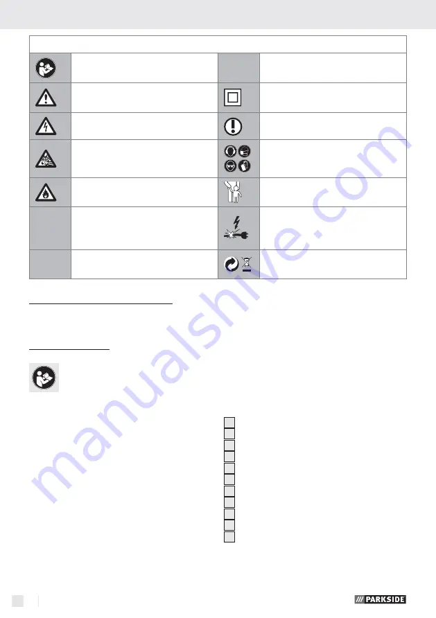 Parkside PWS 125 A1 Operation And Safety Notes Translation Of Original Operation Manual Download Page 9