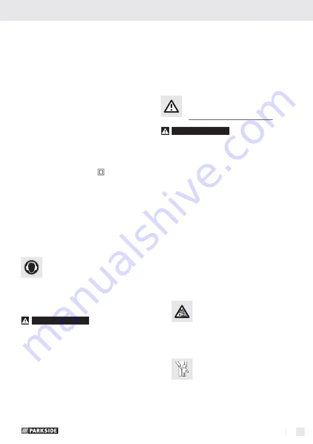 Parkside PWS 125 A1 Operation And Safety Notes Translation Of Original Operation Manual Download Page 40