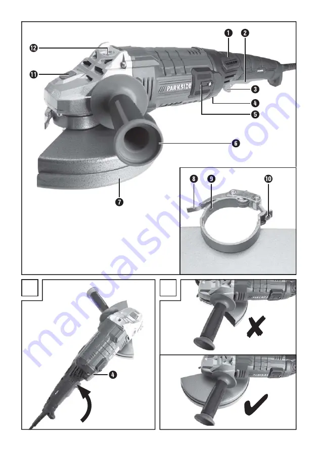 Parkside PWS 230 C3 Скачать руководство пользователя страница 3