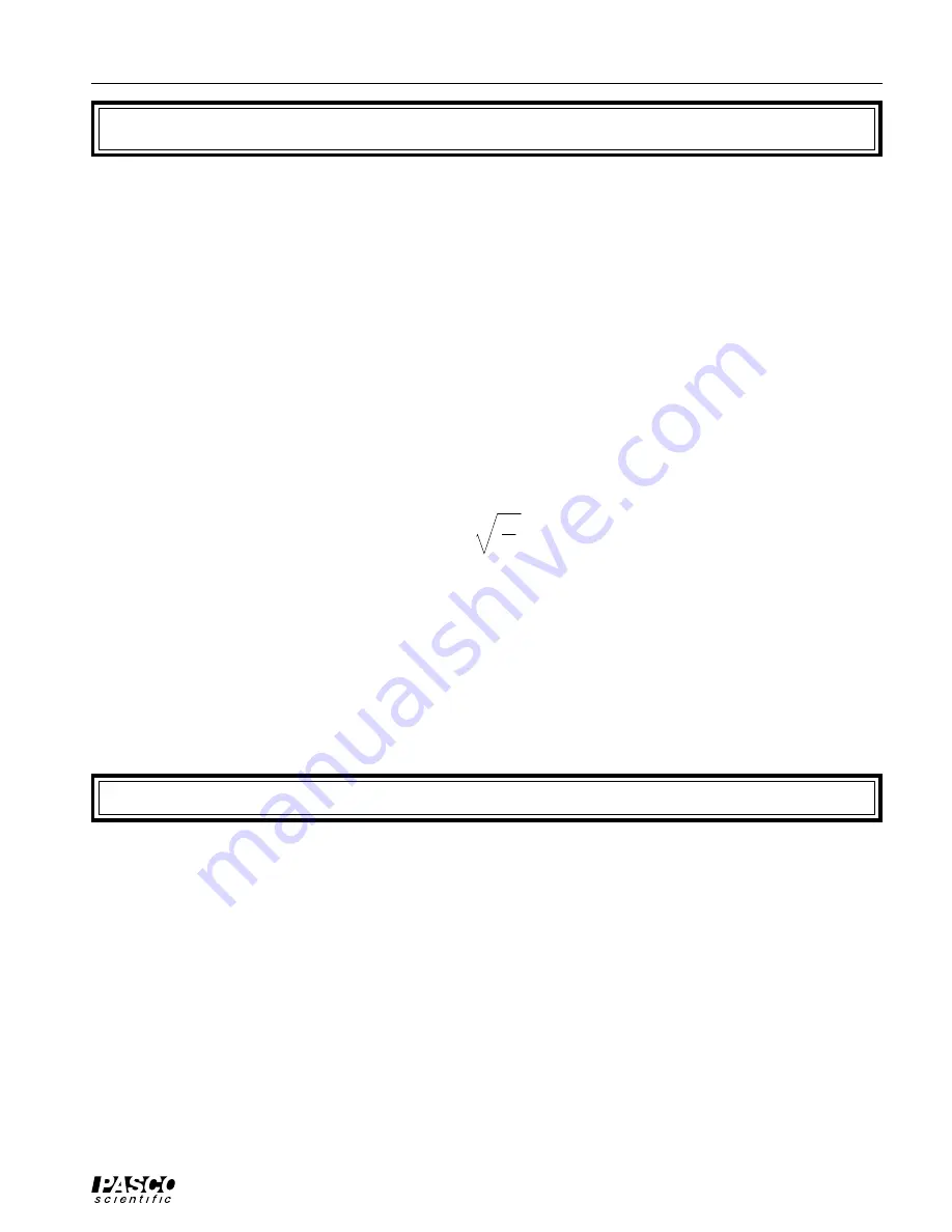 Pasco Scientific ME-9429A Instruction Manual And Experiment Manual Download Page 15