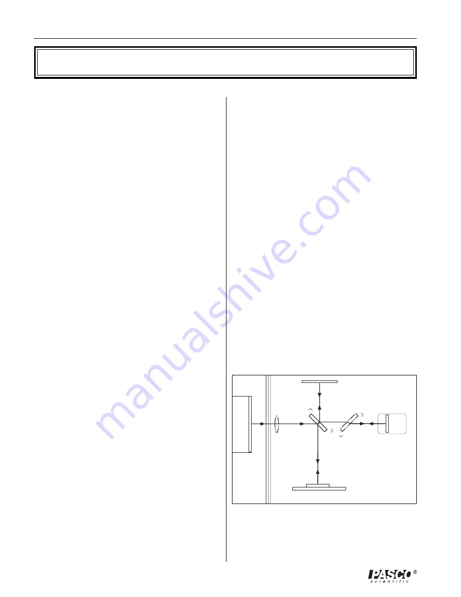 Pasco Scientific OS-9255A Instruction Manual And Experiment Manual Download Page 8