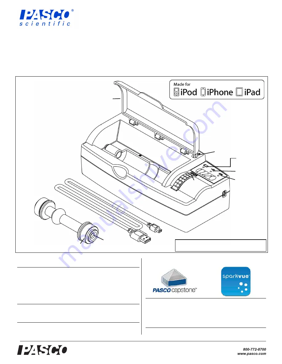 Pasco Scientific PS-2235 Reference Manual Download Page 1