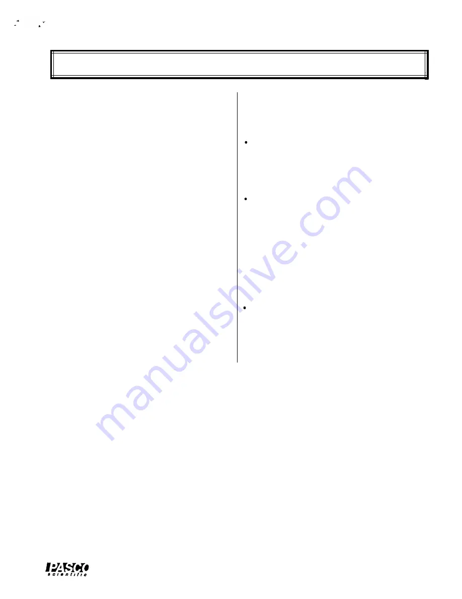 Pasco Scientific SE-9640 Скачать руководство пользователя страница 11