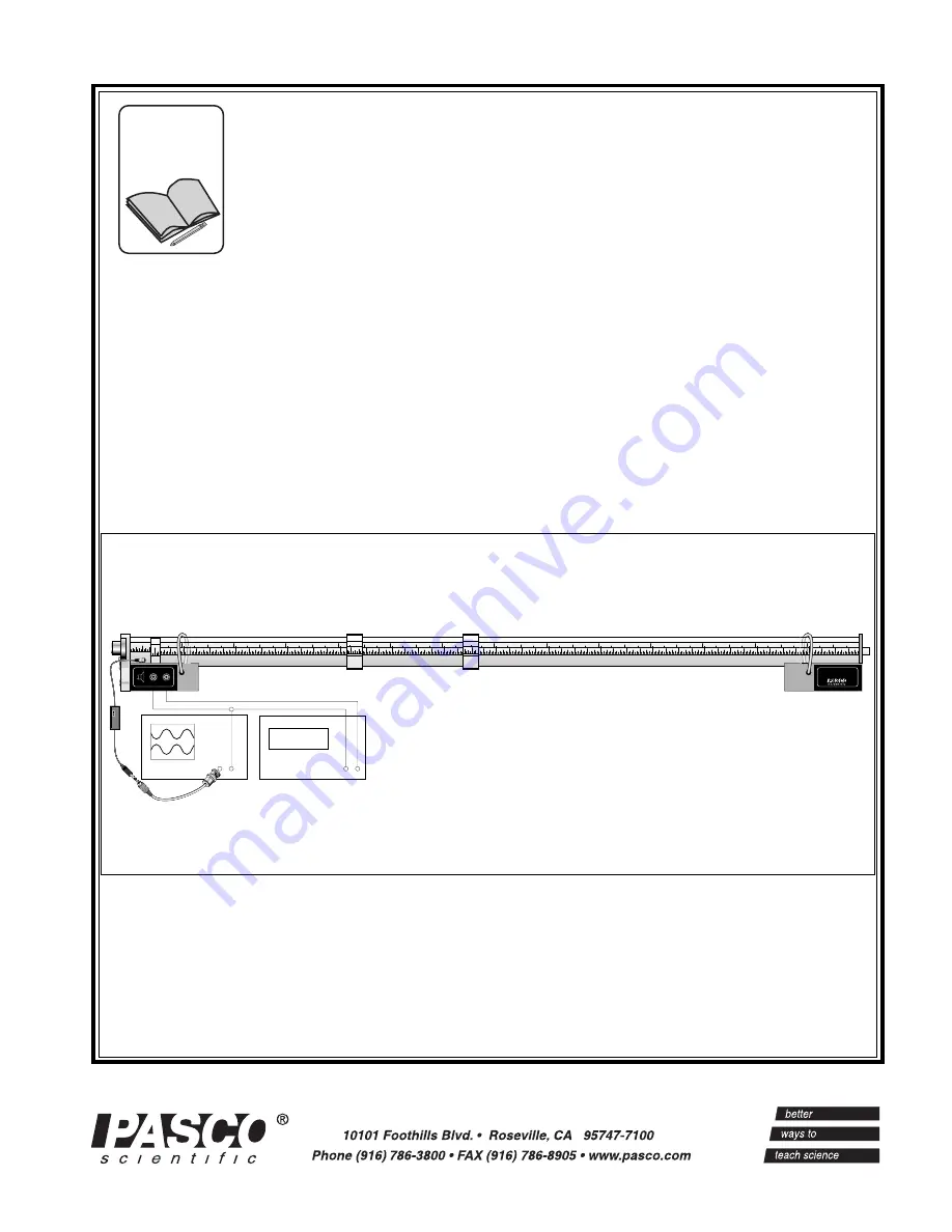 Pasco Scientific WA-9612 Скачать руководство пользователя страница 1