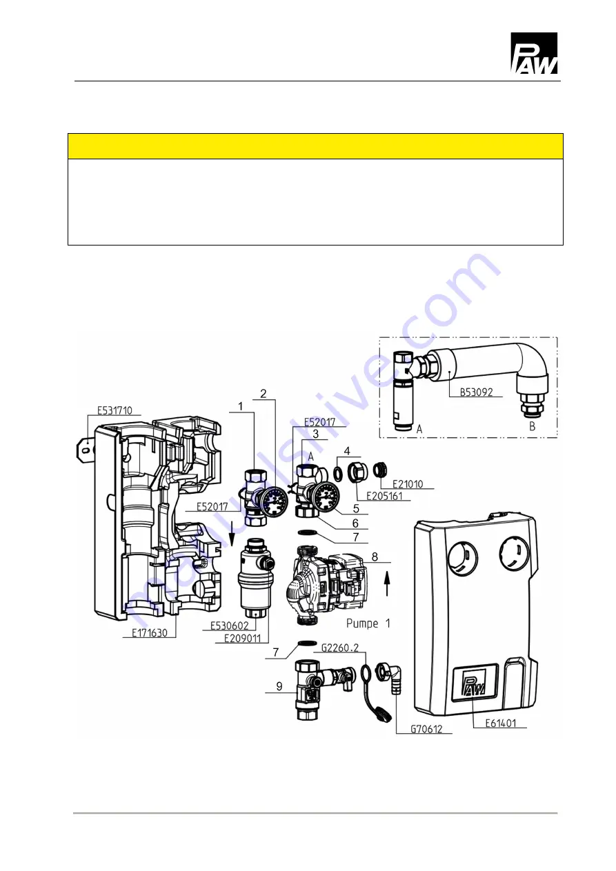 PAW DN 20 Installation And Commissioning Instructions Download Page 21