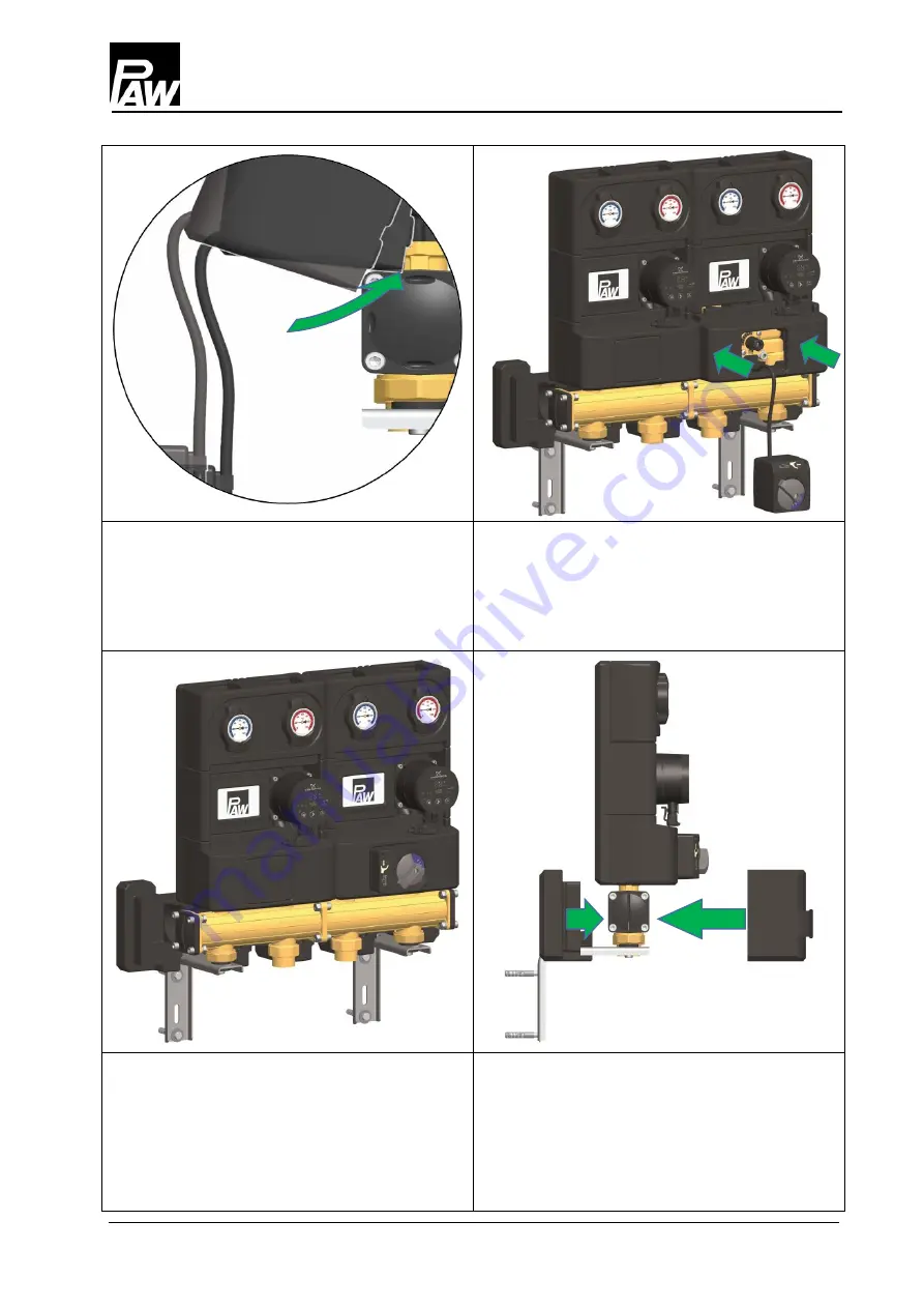 PAW HeatBloC Information Sheet On The Mounting And Dismounting Download Page 8