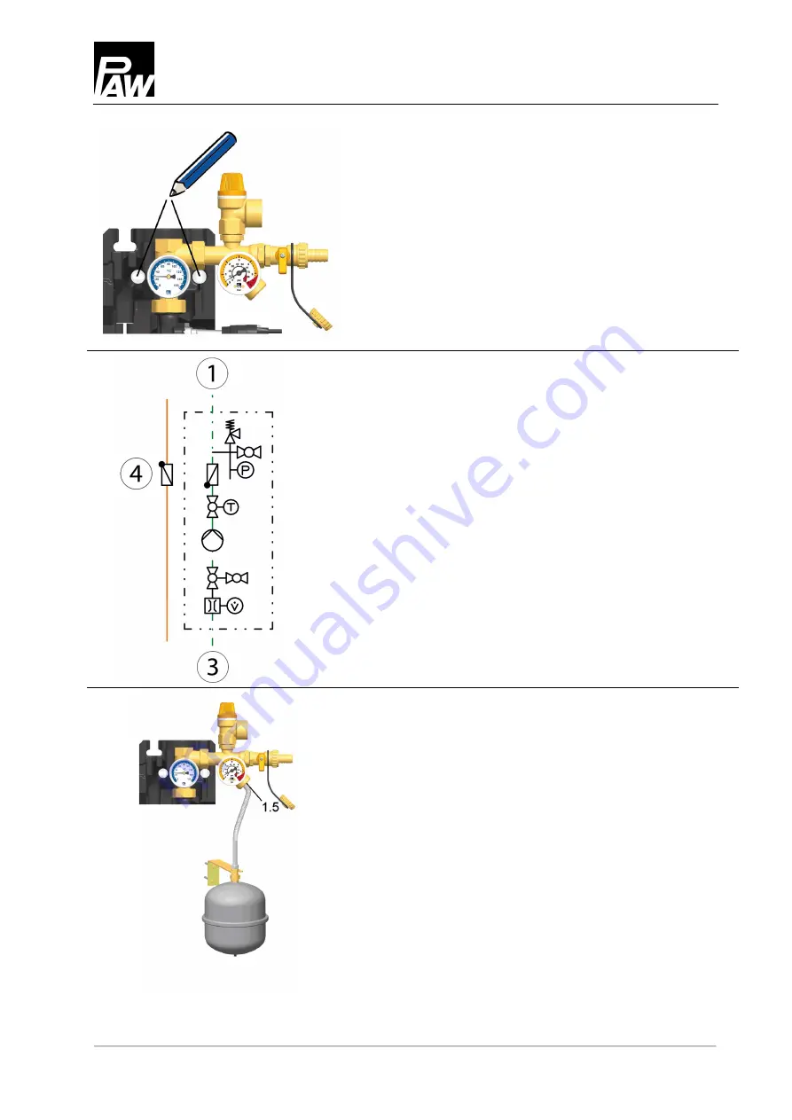 PAW SolarBloC maxi Basic DN 25 Installation And Commissioning Instructions Download Page 8