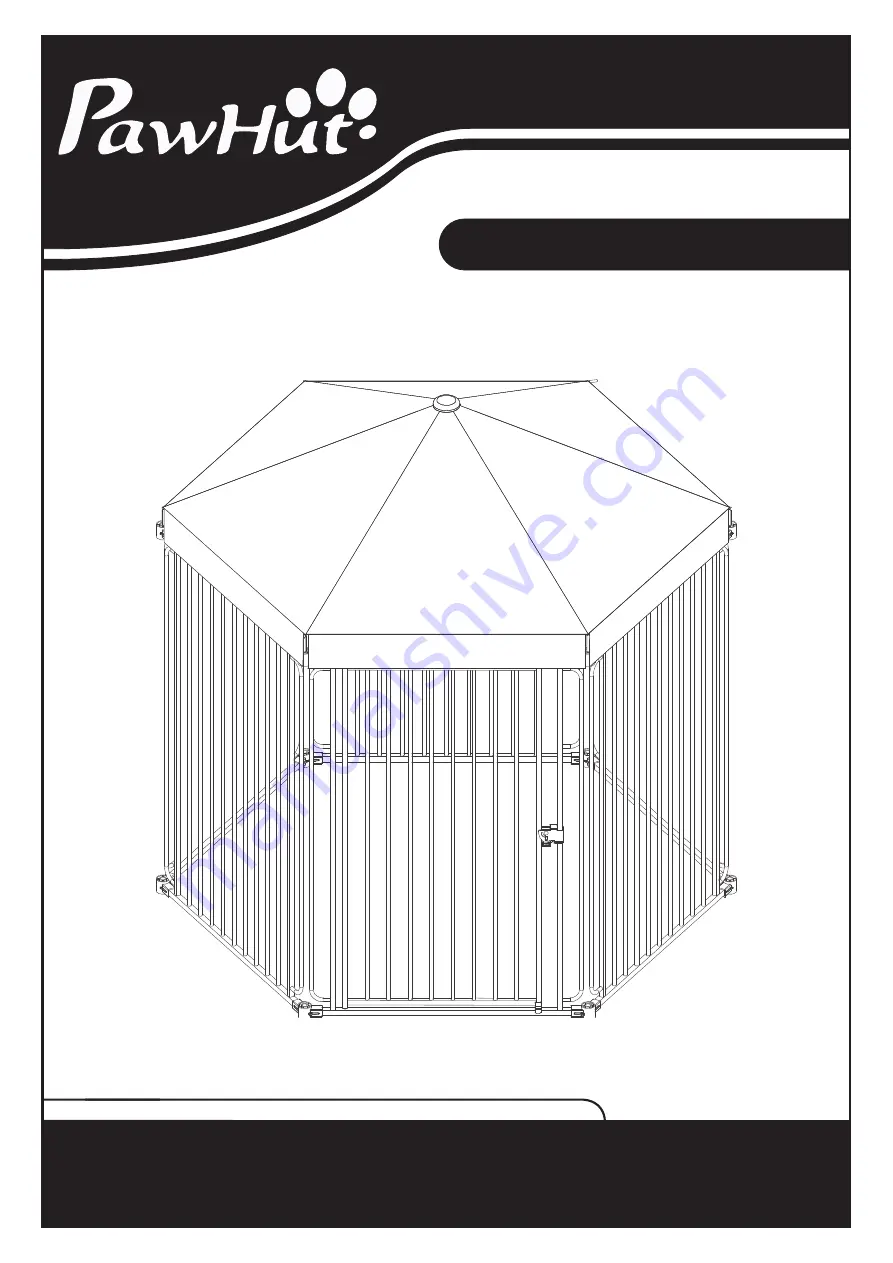 PawHut D02-062 Assembly & Instruction Manual Download Page 1