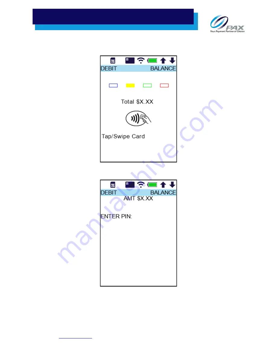 PAX S920 User Manual Download Page 109