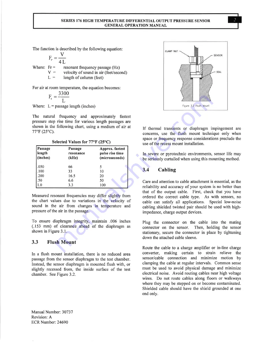 PCB Piezotronics 176M12 Installation And Operating Manual Download Page 5