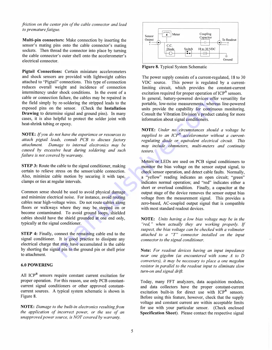 PCB Piezotronics HTJ356B01 Installation And Operating Manual Download Page 10