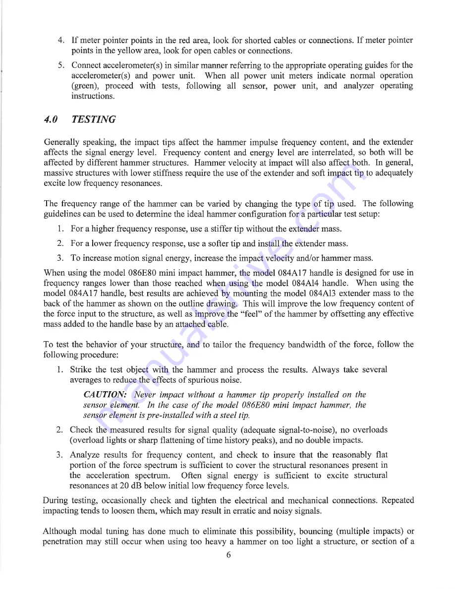 PCB Piezotronics ICP 086E80 Installation And Operating Manual Download Page 11