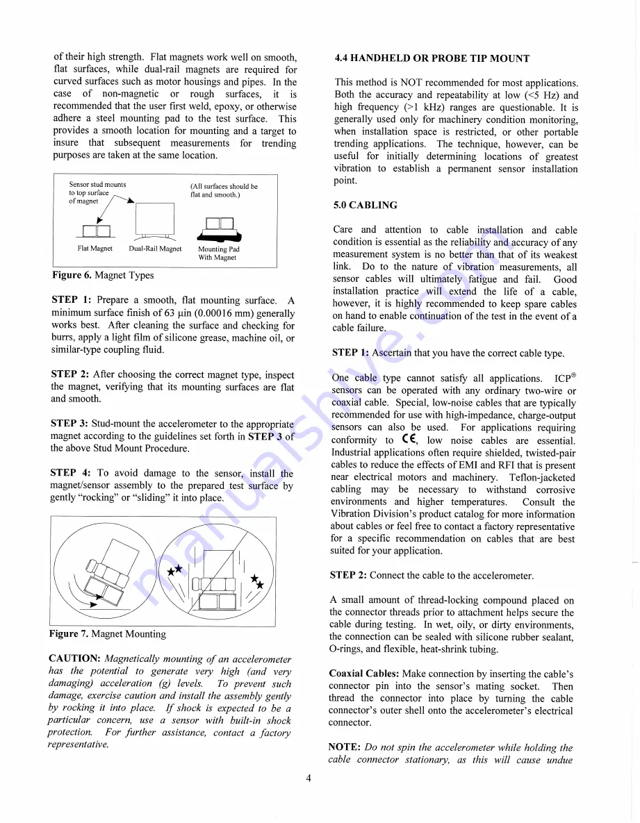 PCB Piezotronics ICP J353B02 Installation And Operating Manual Download Page 9