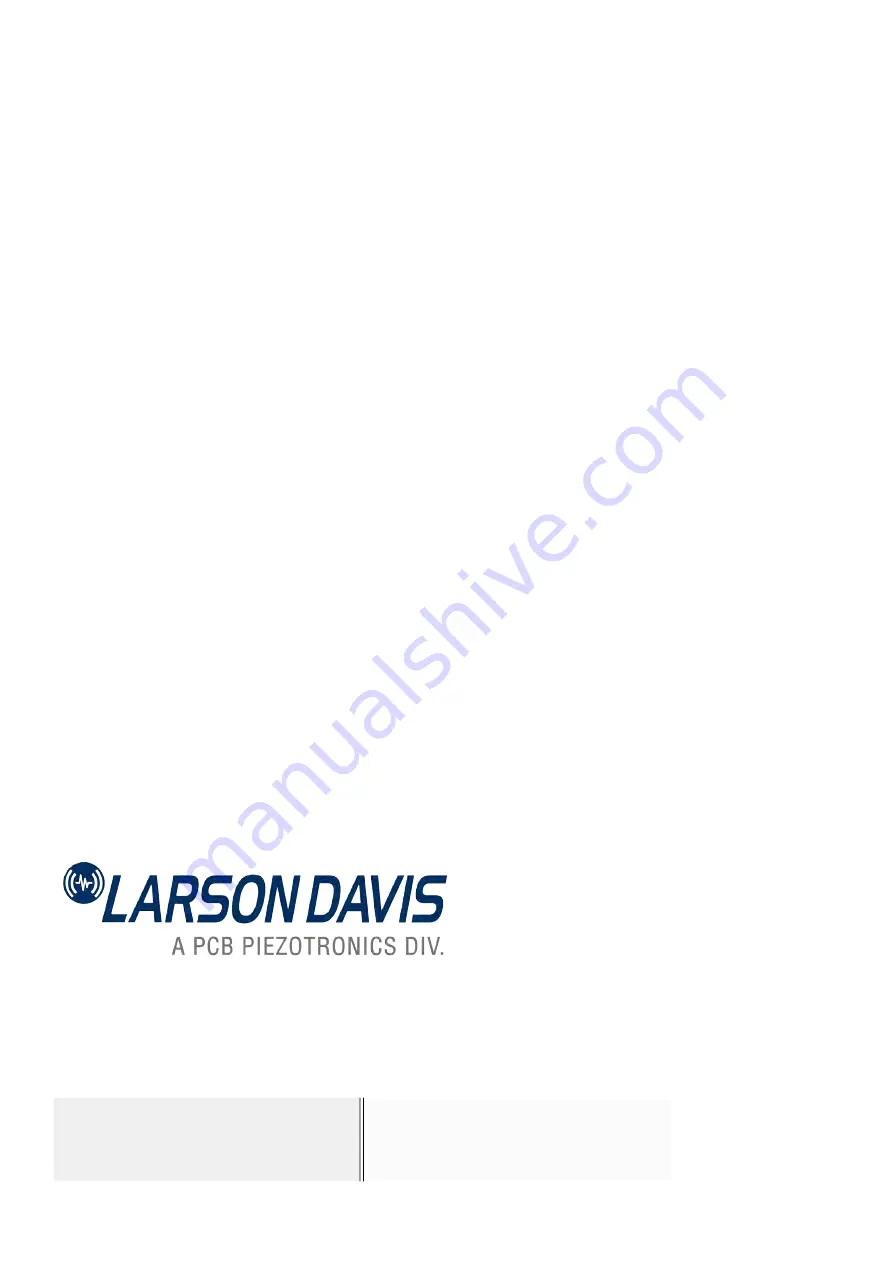 PCB Piezotronics Larson Davis SoundAdvisor NMS044 Скачать руководство пользователя страница 59