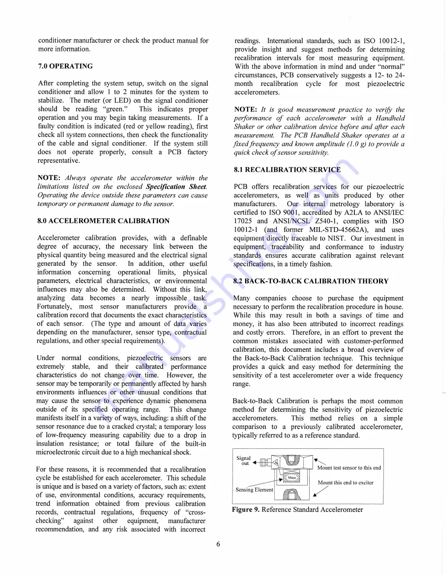 PCB Piezotronics M320C15 Installation And Operating Manual Download Page 11