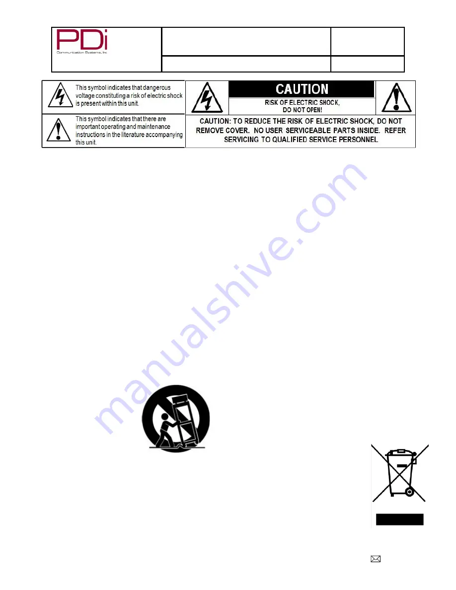 PDi SW24LEDA User Manual Download Page 2