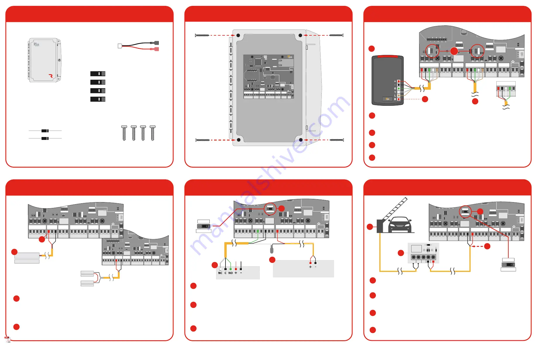 PDK Red gate RGE Quick Start Manual Download Page 1