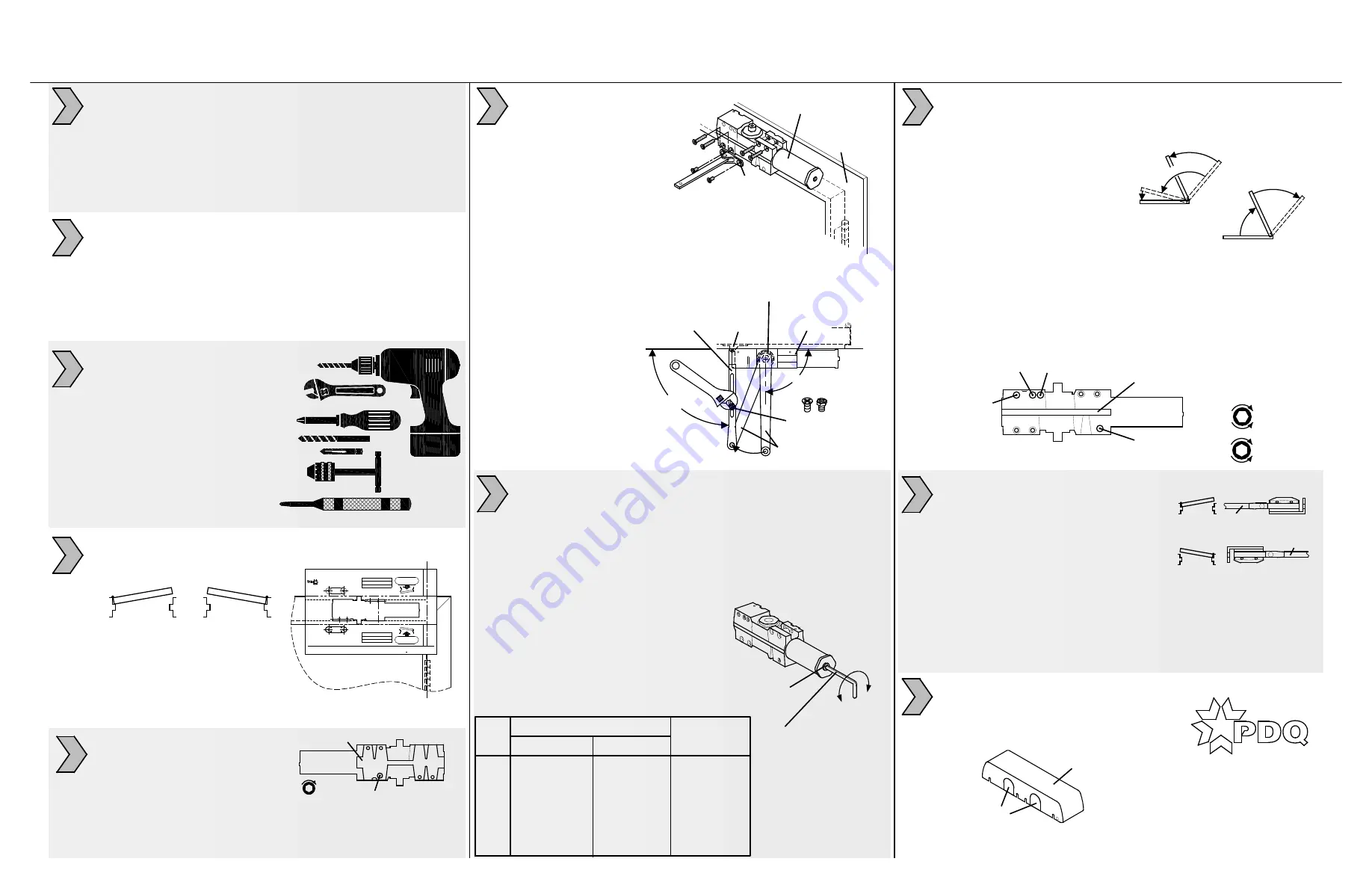 PDQ 7101 Instruction Sheet Download Page 2