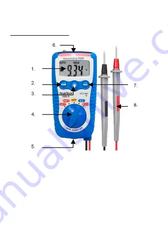 PeakTech 1020 A Operation Manual Download Page 27