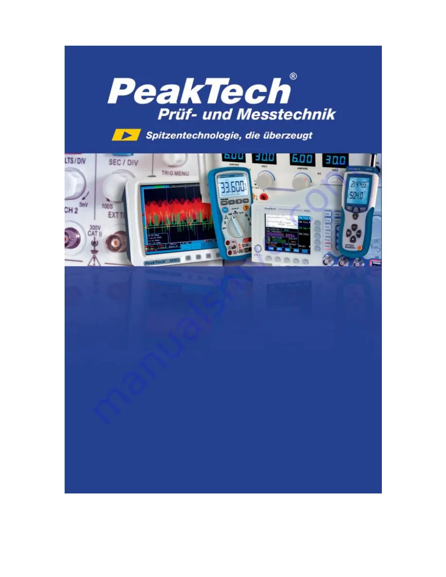 PeakTech 2180 Operation Manual Download Page 1