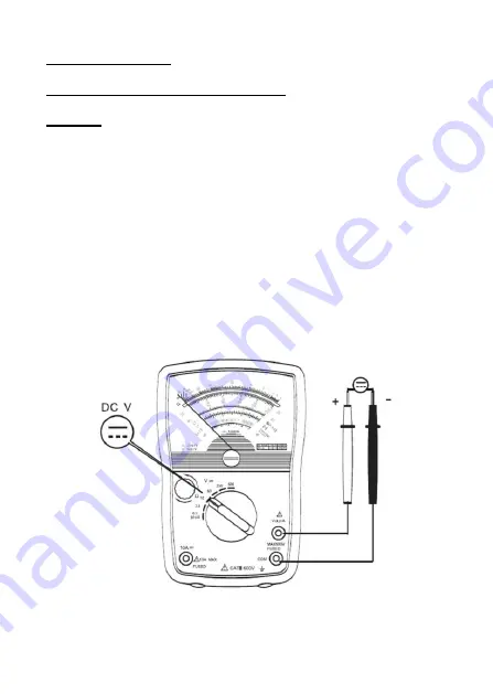 PeakTech 3201 Operation Manual Download Page 10