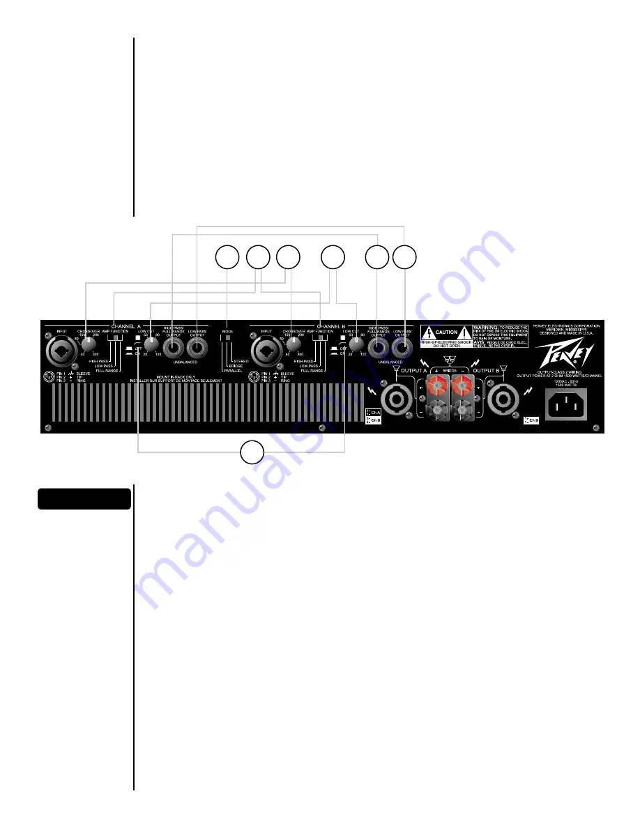 Peavey CS 3000H Скачать руководство пользователя страница 8