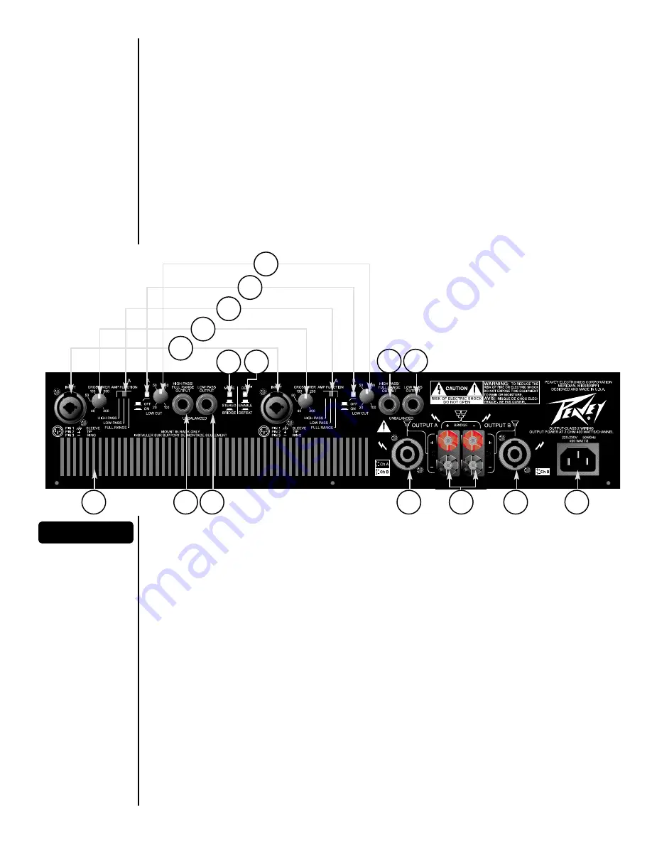 Peavey CS 800H Скачать руководство пользователя страница 50