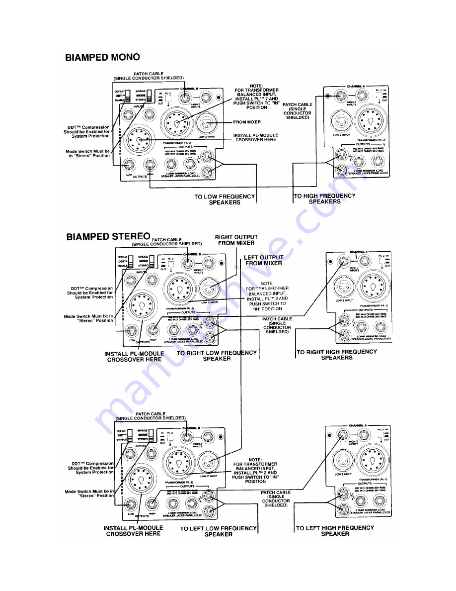 Peavey CS 800X Operating Manual Download Page 12