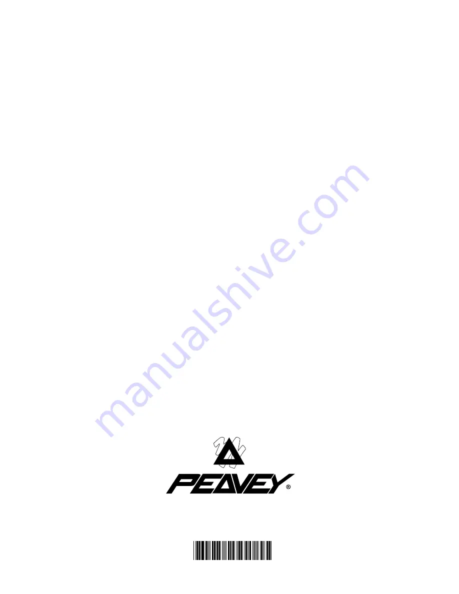 Peavey DPC 1400X Owner'S Manual Download Page 28