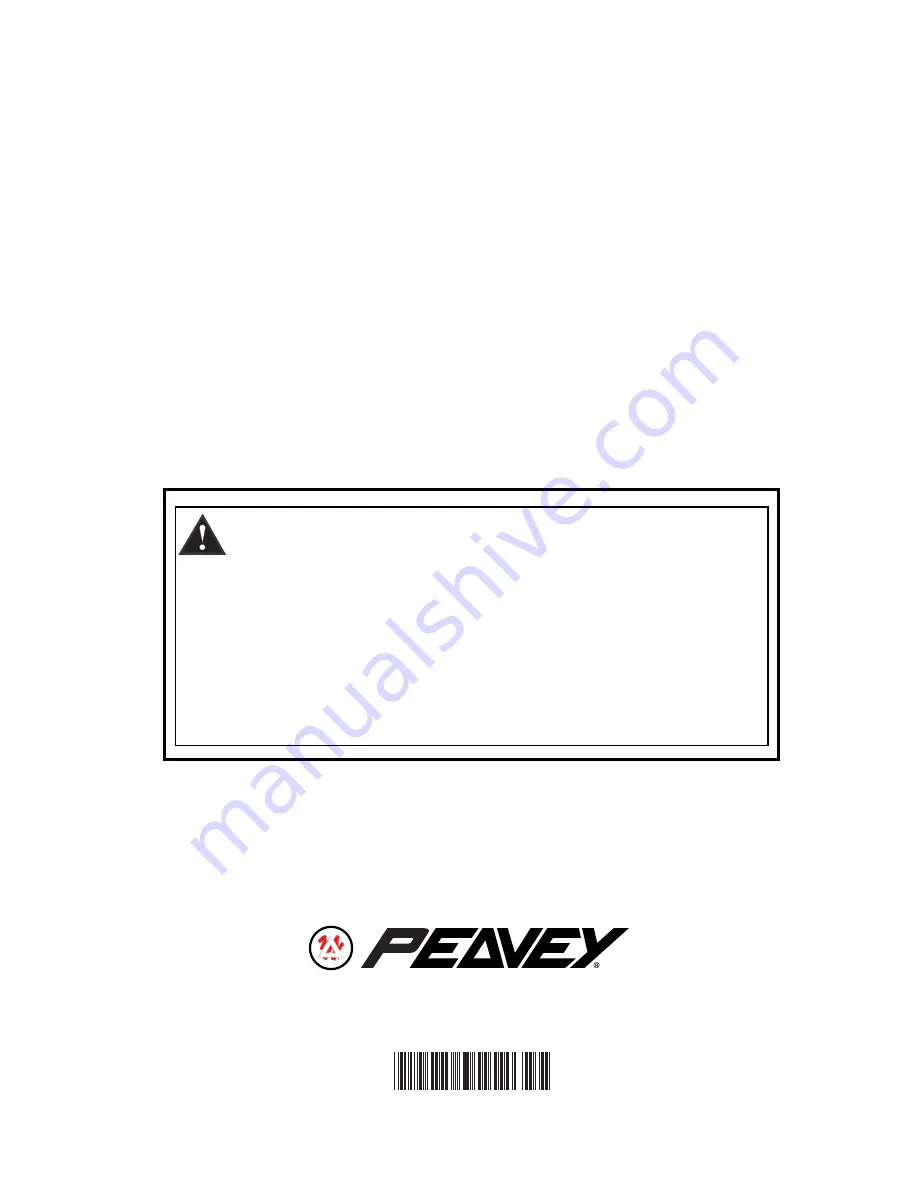 Peavey DTH 4115f Specifications Download Page 16