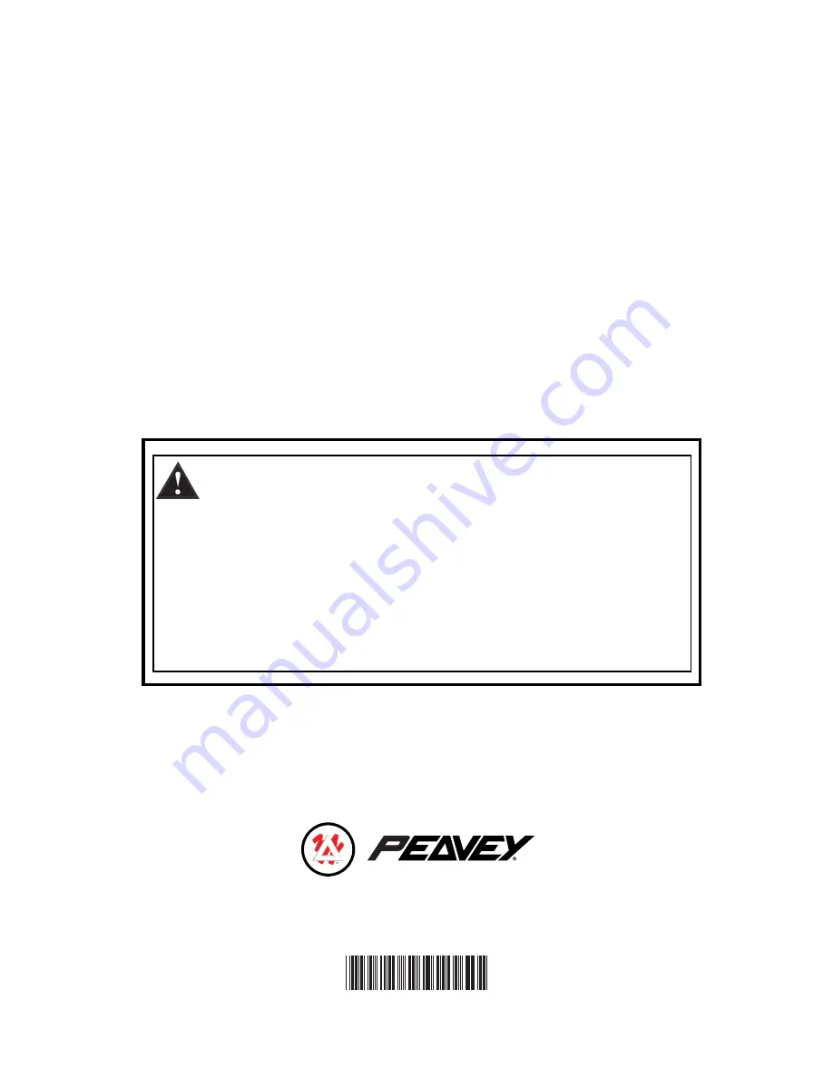 Peavey DTH 4210f Specification Sheet Download Page 16