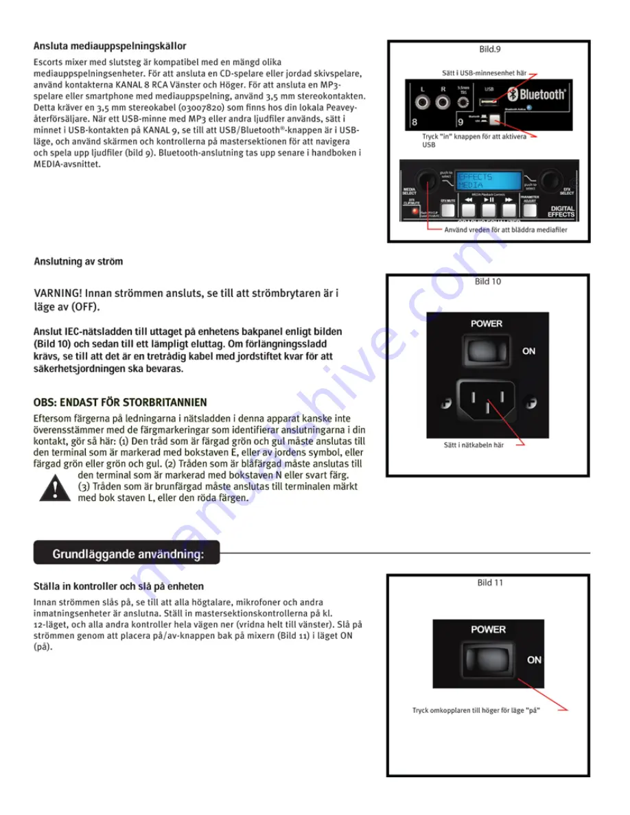 Peavey Escort 6000 Operating Manual Download Page 63