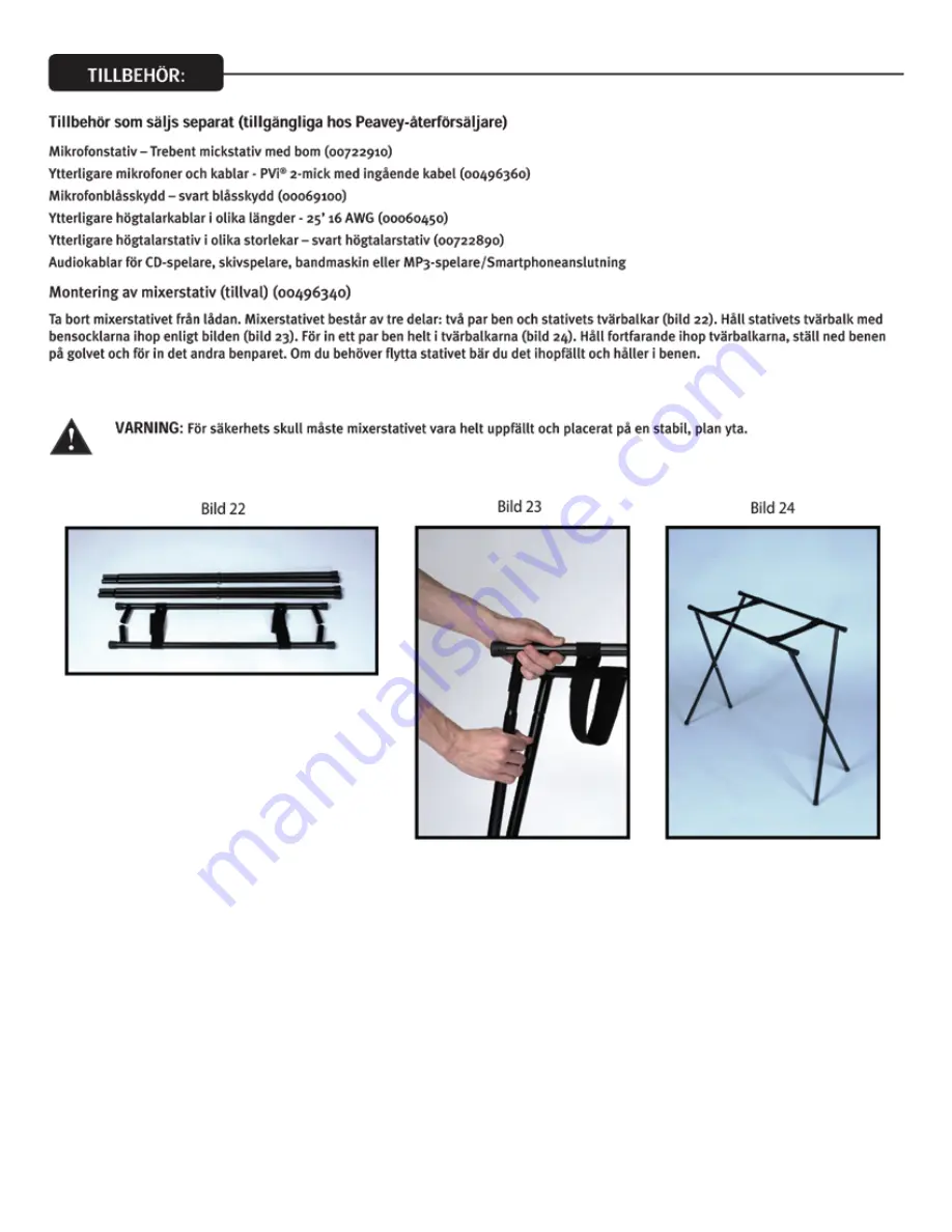 Peavey Escort 6000 Operating Manual Download Page 68