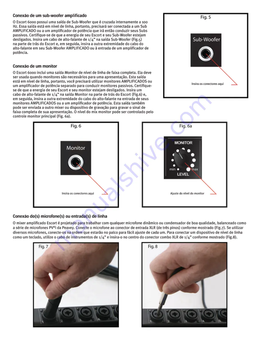 Peavey Escort 6000 Operating Manual Download Page 82