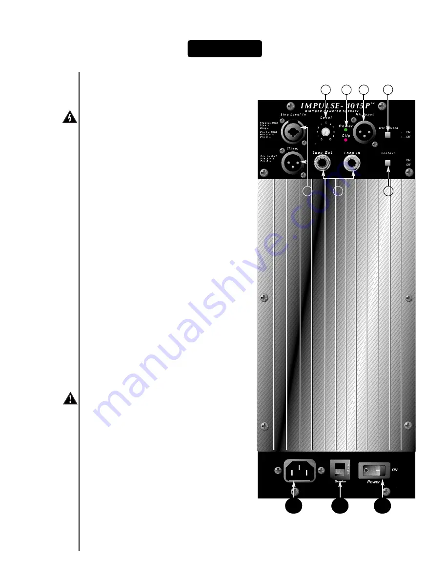 Peavey Impulse 1015P Скачать руководство пользователя страница 16