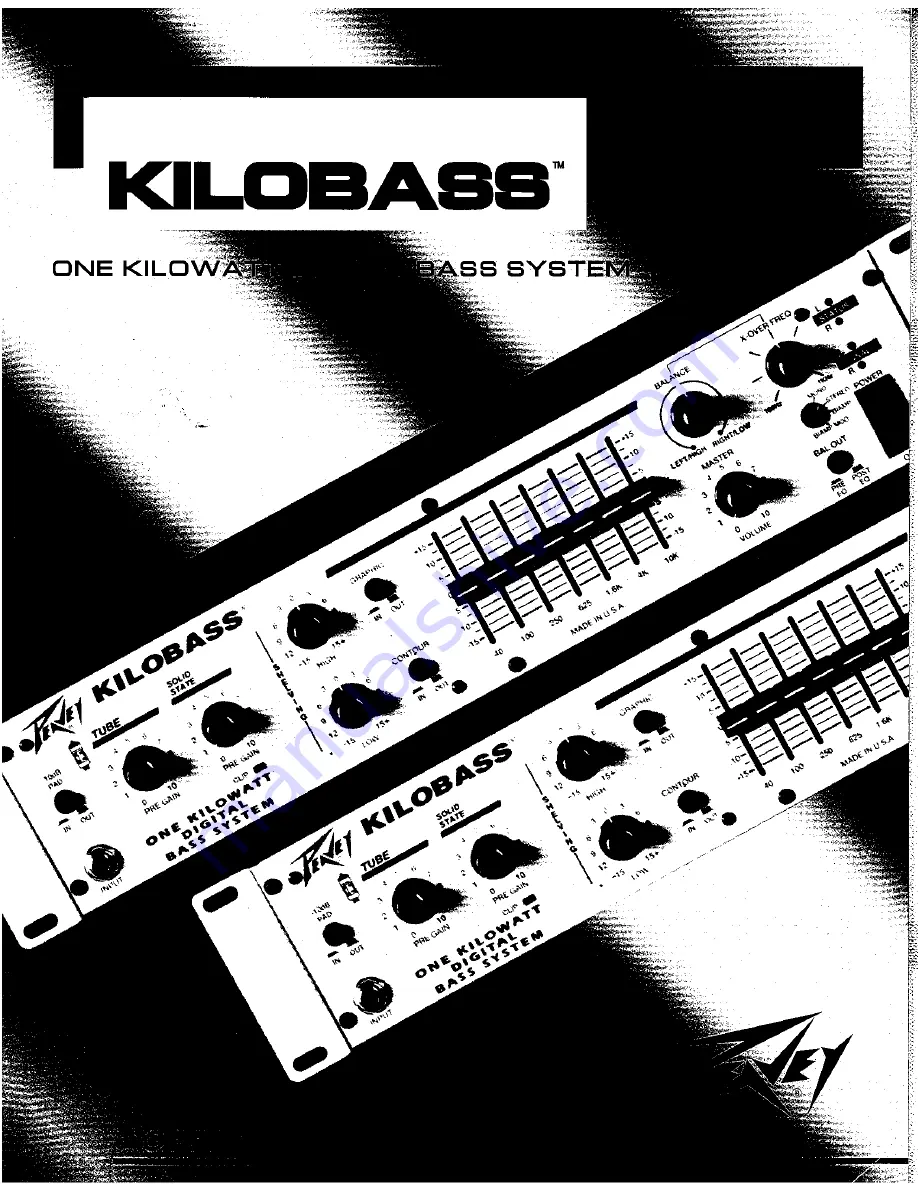 Peavey Kilobass User Manual Download Page 1