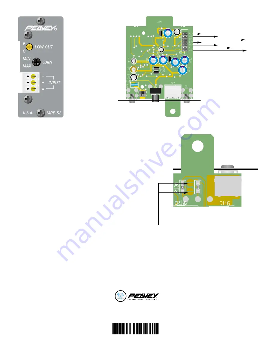 Peavey MPE-S2 Specifications Download Page 2