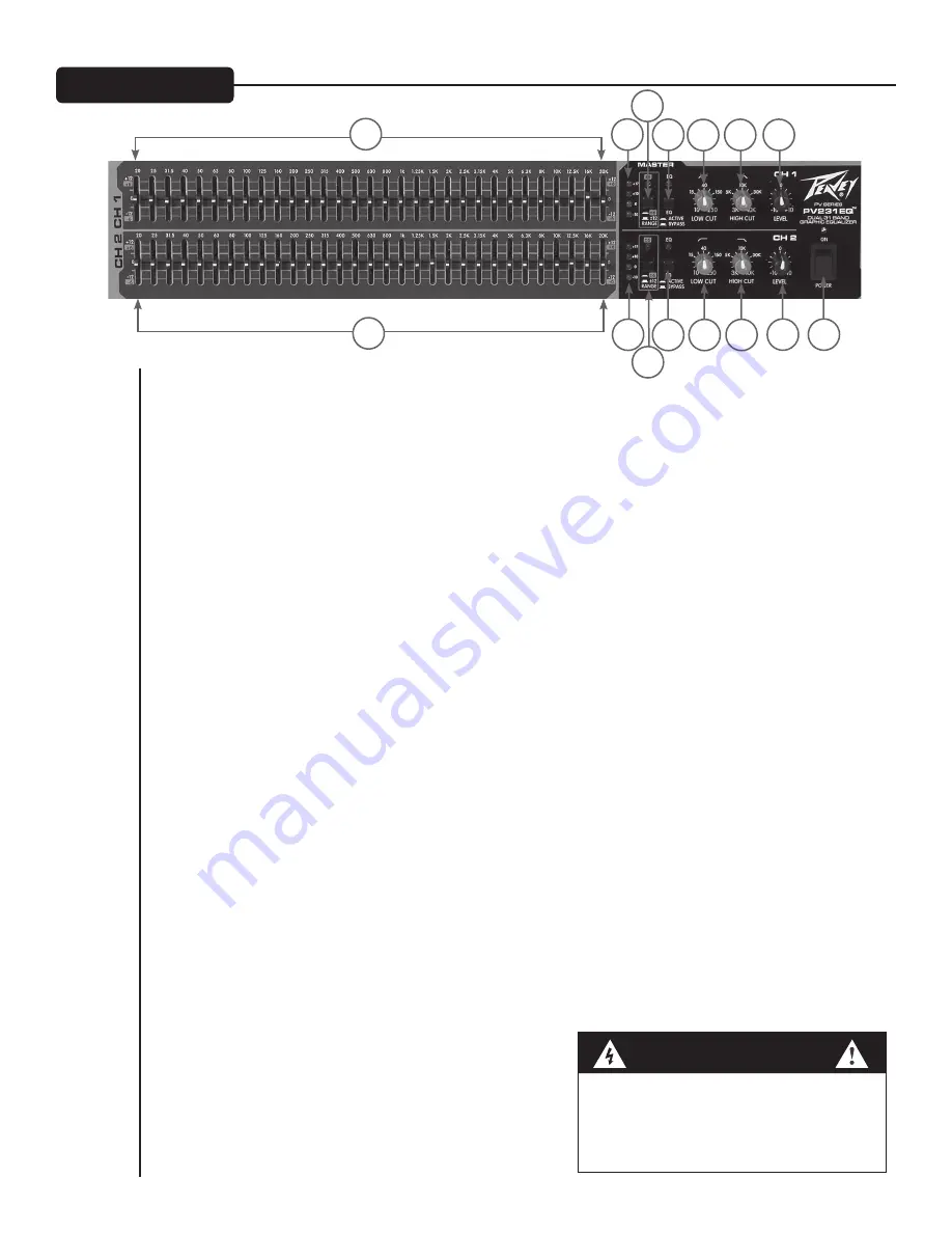 Peavey PV 231EQ User Manual Download Page 9