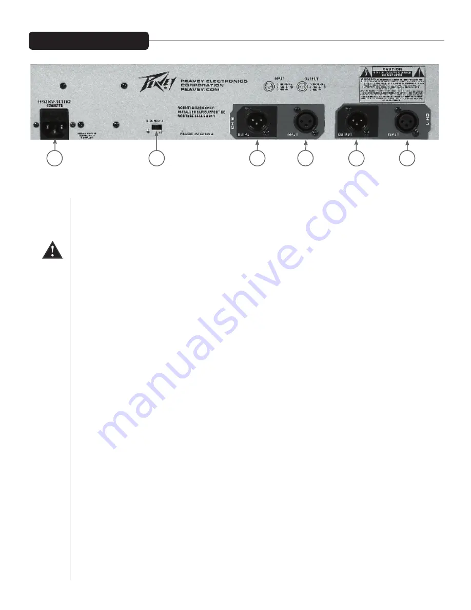 Peavey PV 231EQ User Manual Download Page 18