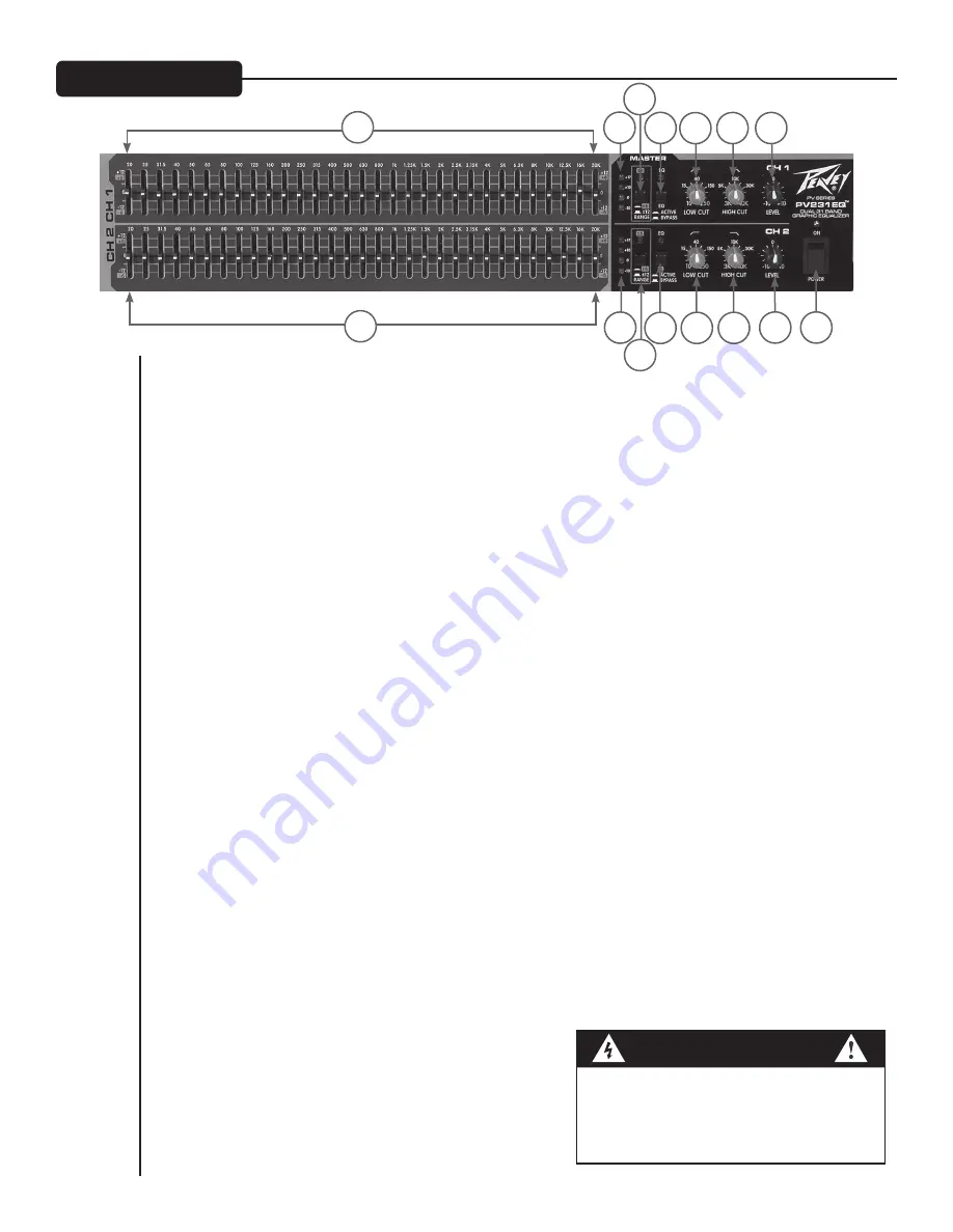 Peavey PV 231EQ User Manual Download Page 21