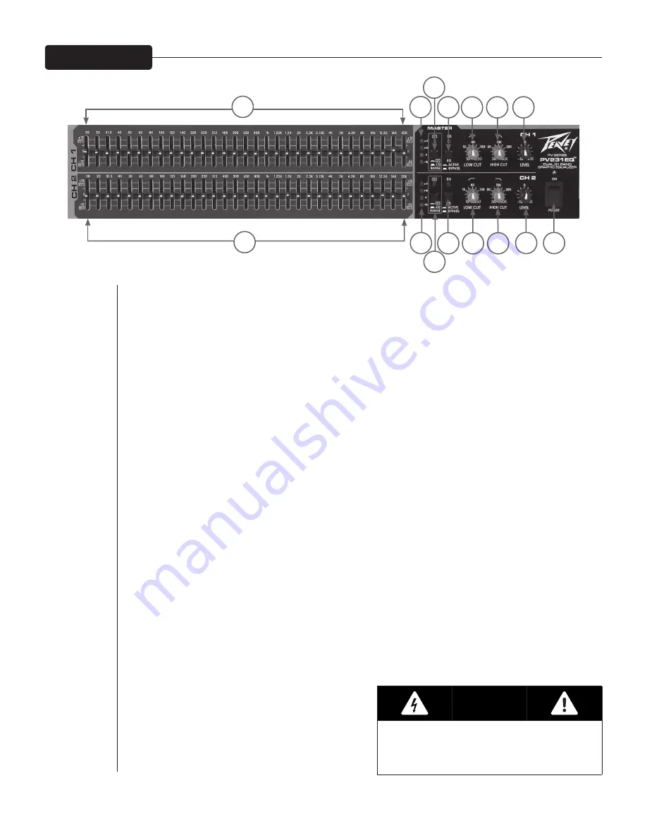 Peavey PV 231EQ User Manual Download Page 25