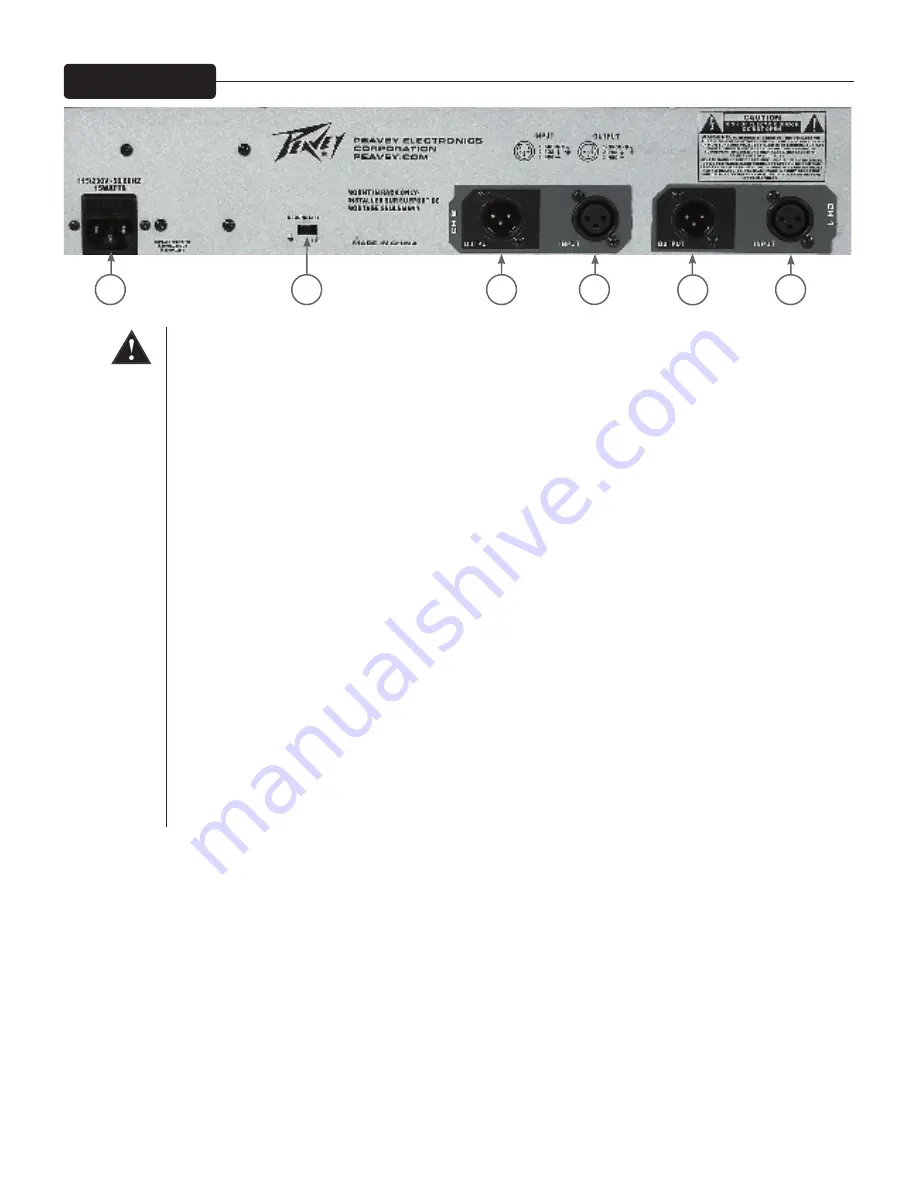 Peavey PV 231EQ User Manual Download Page 26