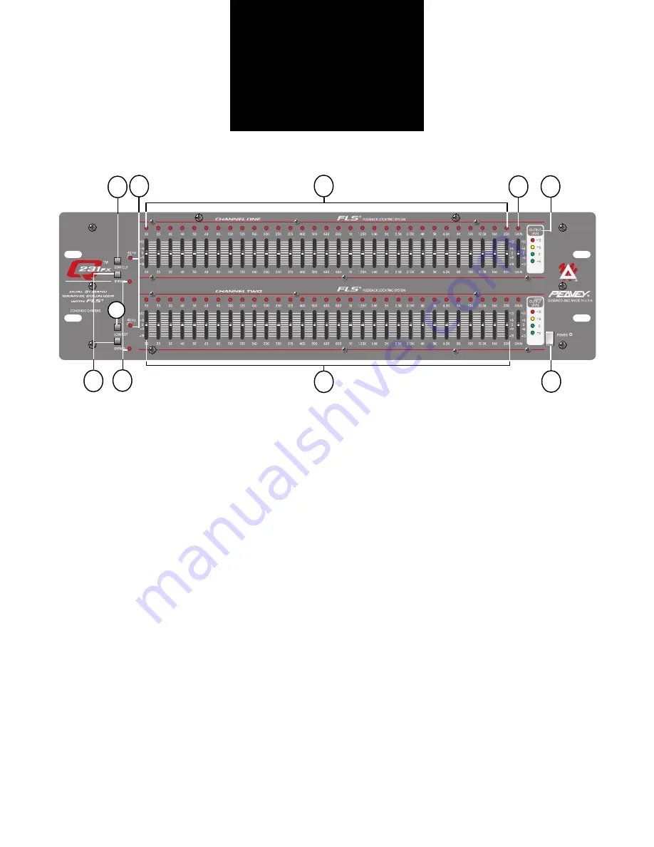 Peavey Q 231F Dual Owner'S Manual Download Page 3